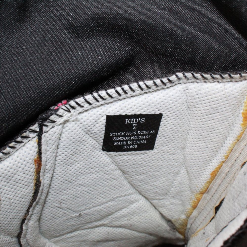 LL Bean Girl's Black Pink Pull On Northwoods Insulated Winter Boots Size 7 - Picture 8 of 11